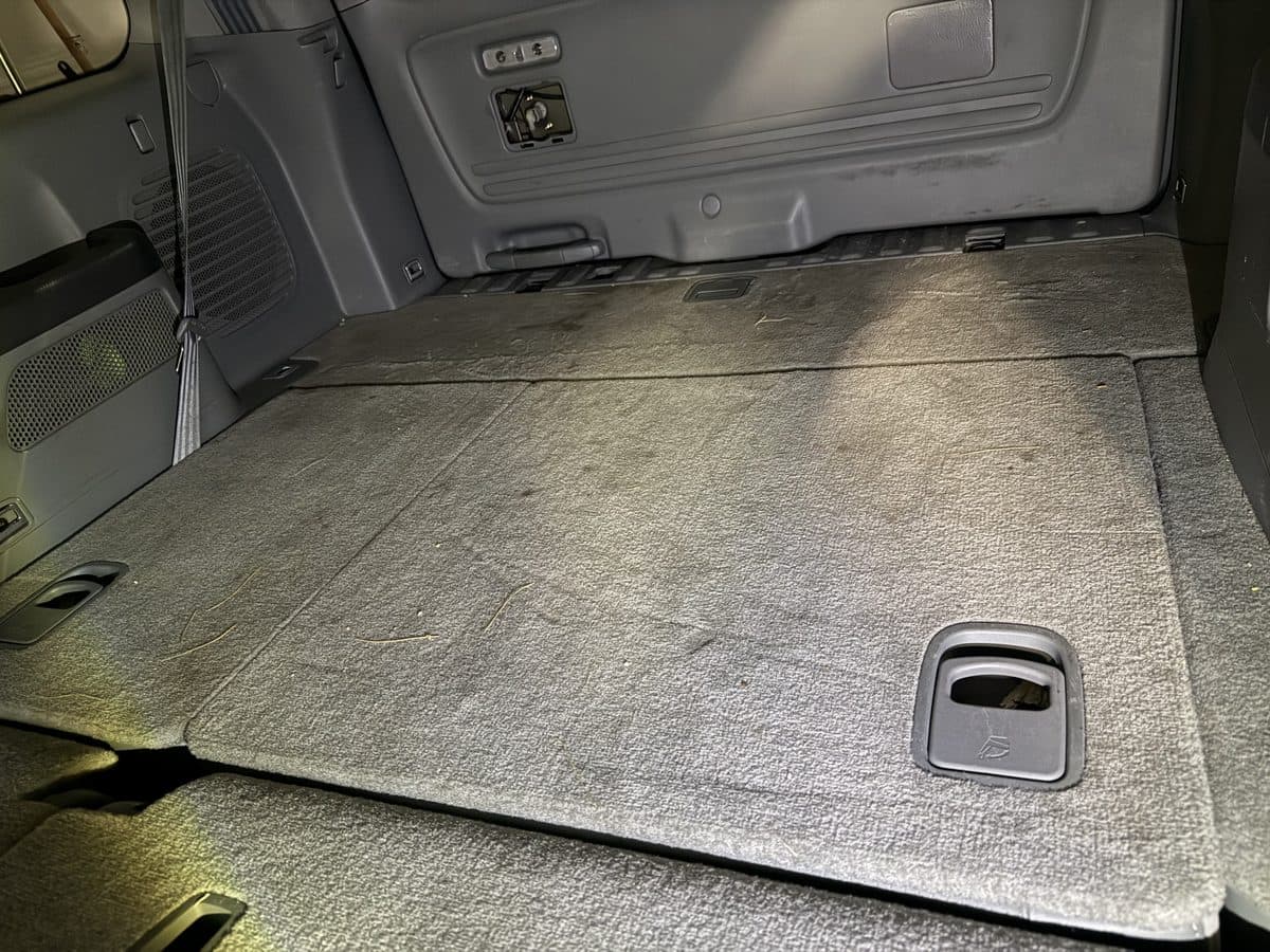 Back area before detailing