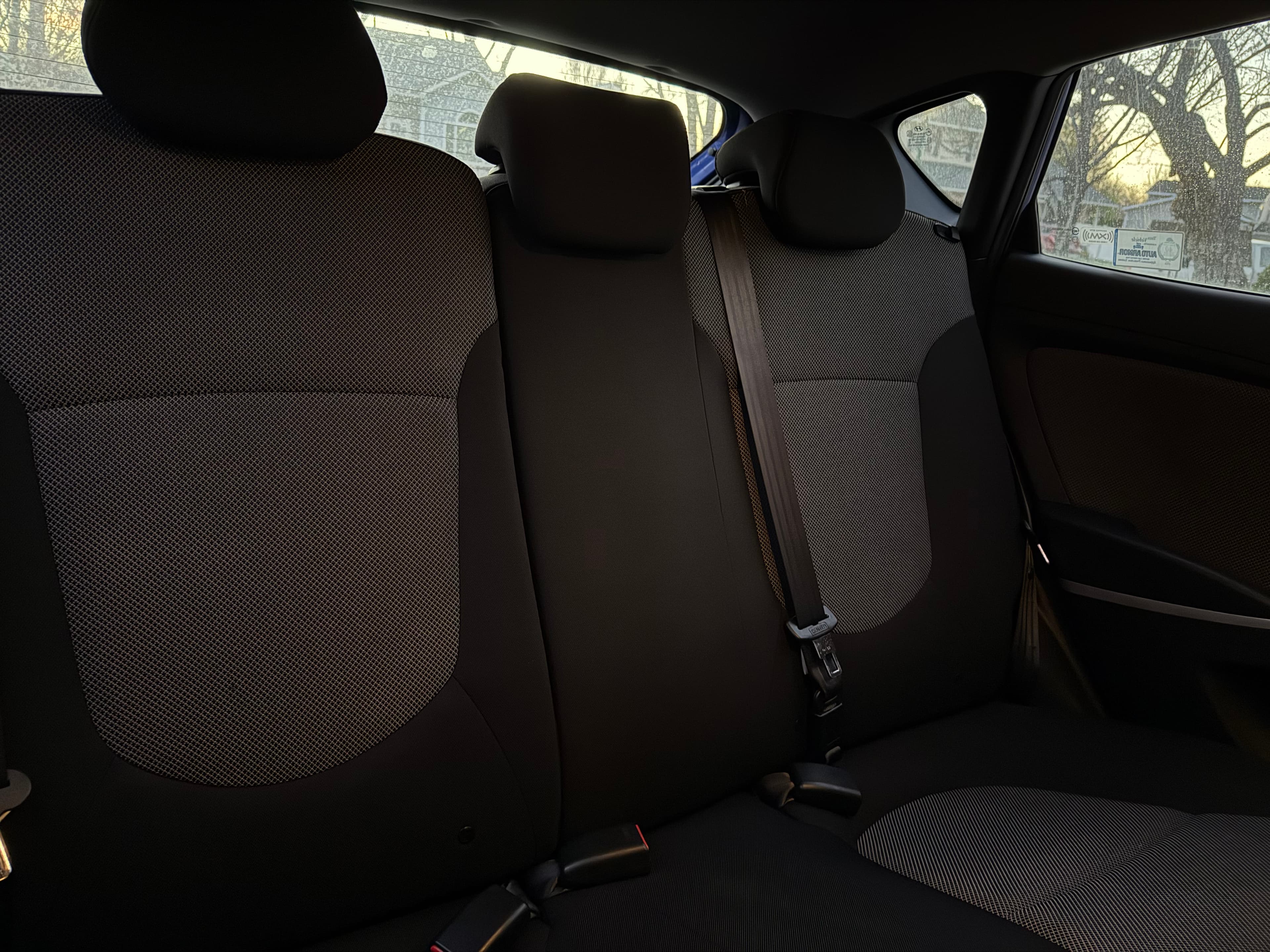 Back seats after detailing