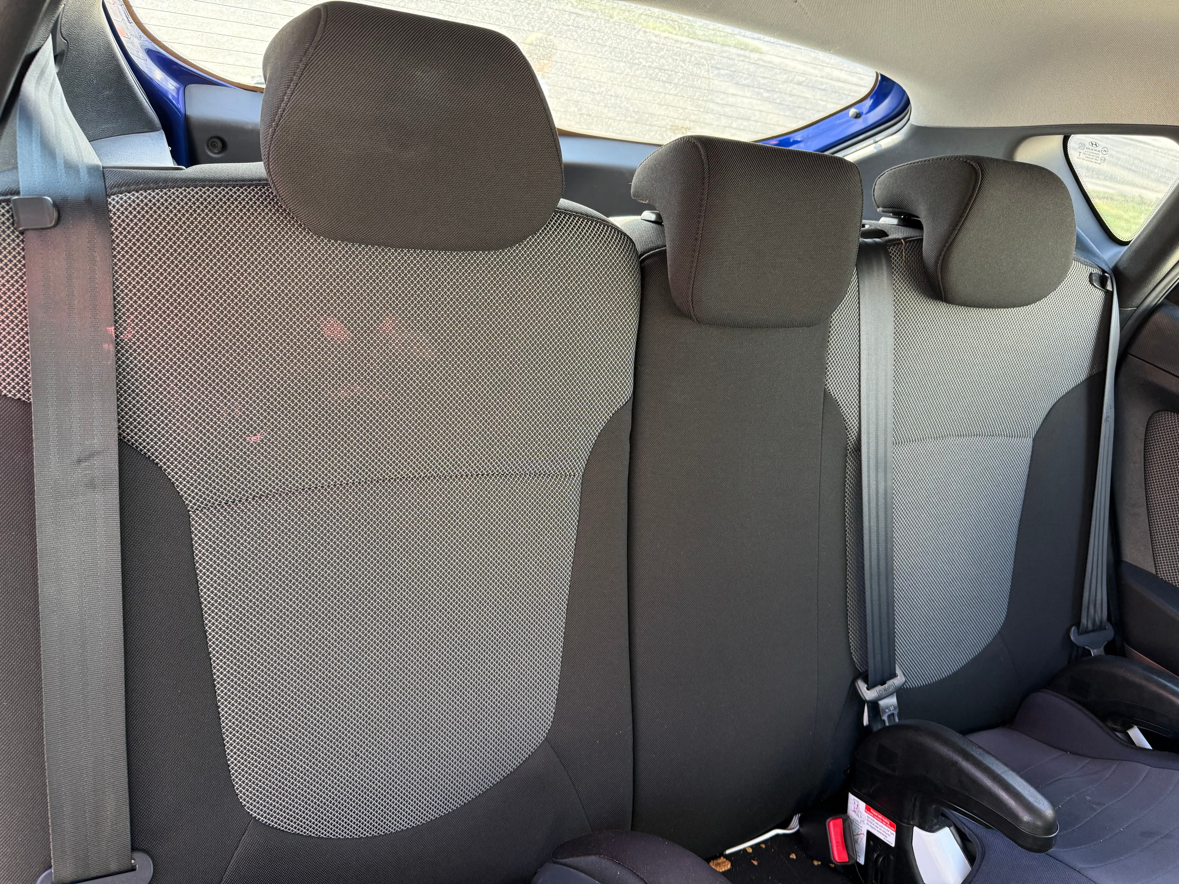 Back seats before detailing