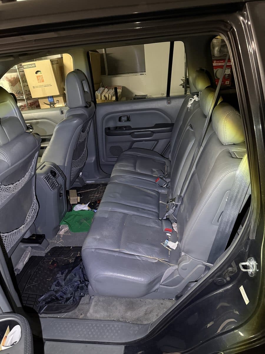 Middle row before detailing