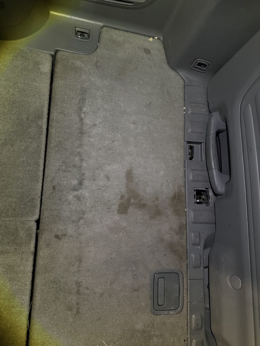 Very back right carpet before detailing